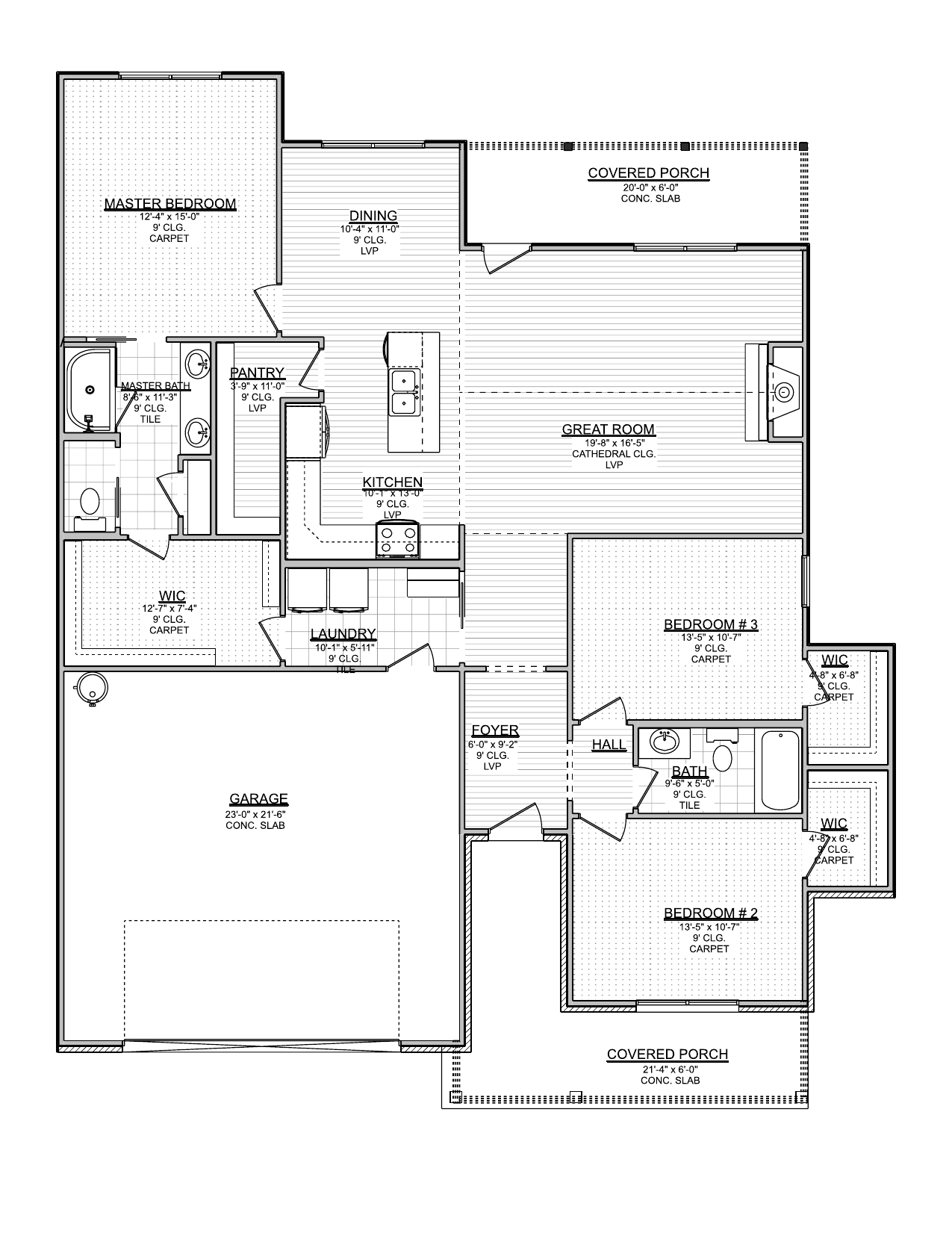 Floor plan for 1073 Mission Drive