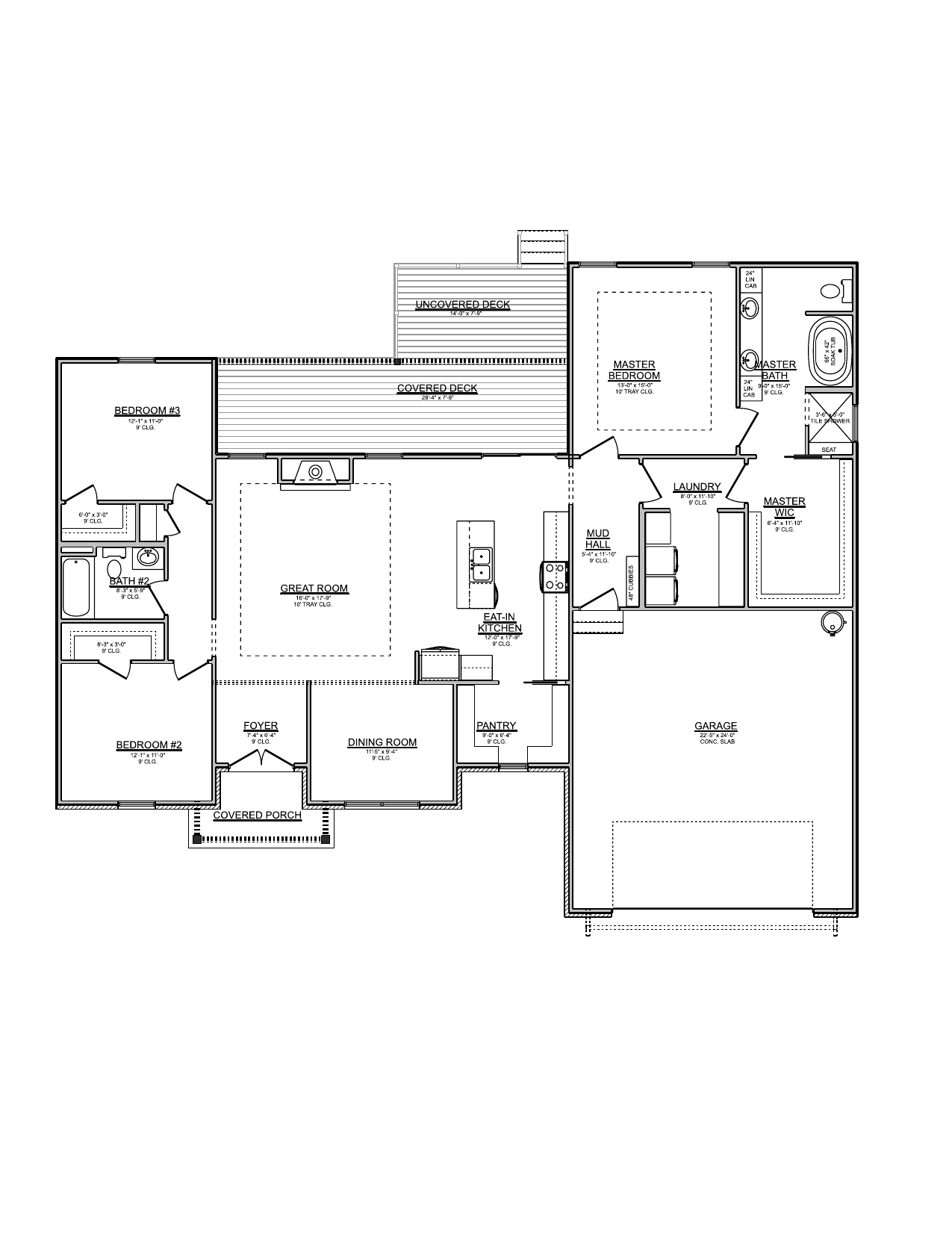 Floor plan for 312 Circle Point Drive